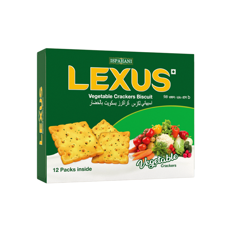 Lexus Vegetable Crackers Biscuit 240 gm